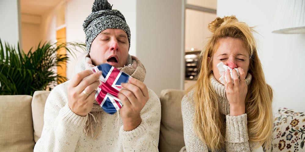 В порівнянні з минулим роком захворюваність на грип в Англії зросла у 8 разів