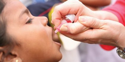 В Индии вместо капель от полиомиелита детям дали дезинфицирующее средство