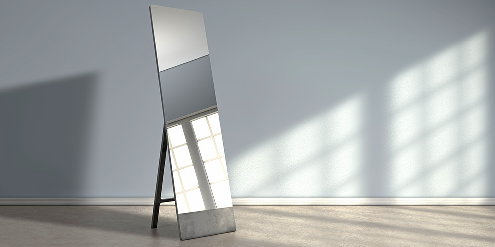 Зеркало можно использовать в процессе похудения для уменьшения беспокойства и неудовлетворенности телом